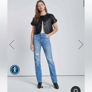 NWT 7 for all Mankind jeans easy slim in dream 24 size